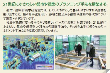 21世紀にふさわしい都市や建築のプランニング手法を構築する