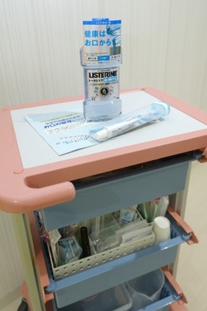 使用した洗口剤や歯ブラシ