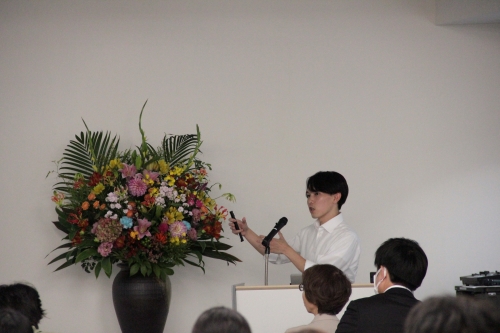 在学生（総合科学部）による講演
