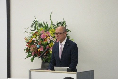 熊本副学長による挨拶