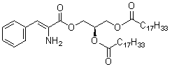 図３：新規抗酸化脂質ドルサミンAの化学構造