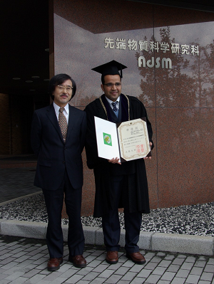 Ahmed Askora with prof. Yamada