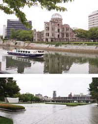 Atomic Bomb Dome and Hiroshima Peace Memorial Park