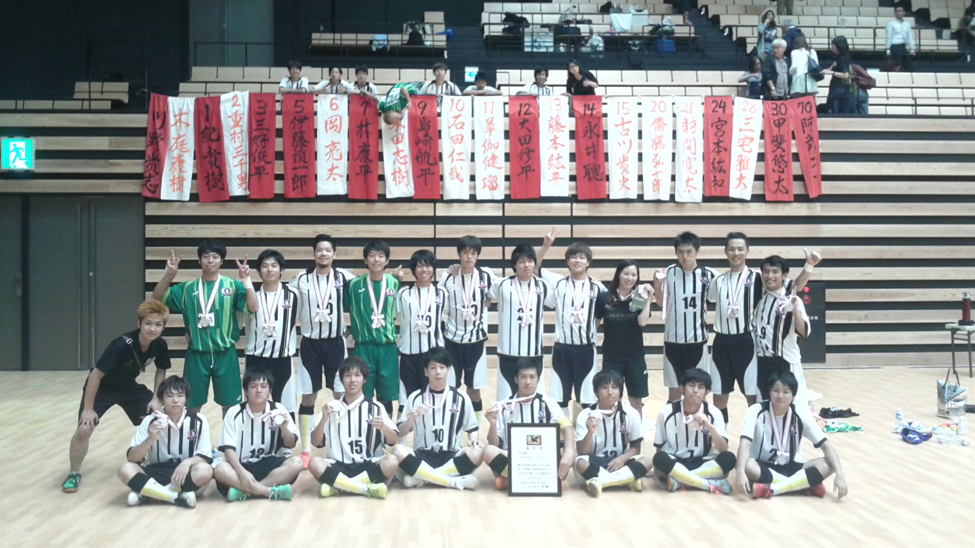 体育会フットサル部エフ ドゥがインカレ全国大会で準優勝しました 広島大学