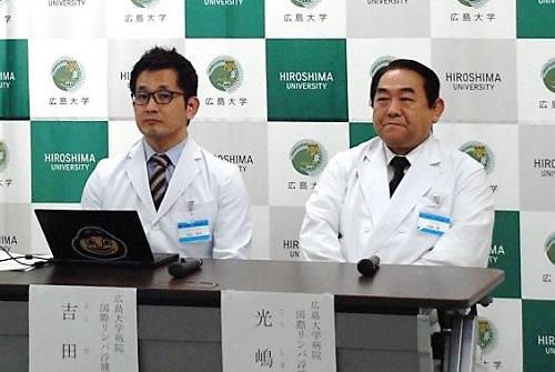 光嶋センター長(右)と吉田助教 光嶋センター長(右)と吉田助教