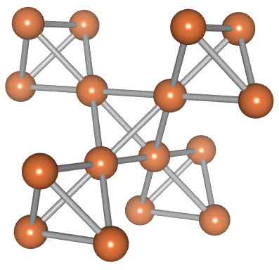 図１ Cd2Os2O7の結晶構造－２