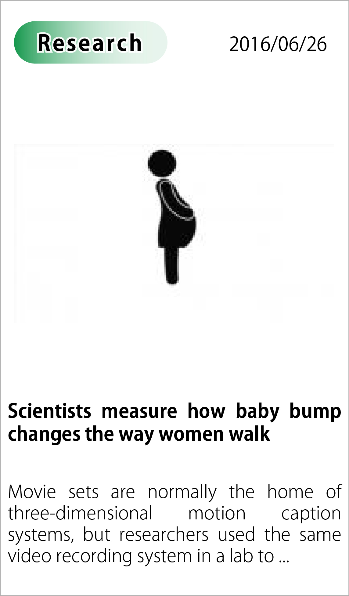 Scientists measure how baby bump changes the way women walk
