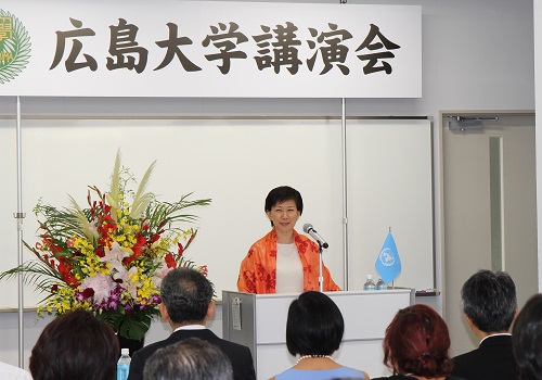 中満泉国連事務次長（軍縮担当上級代表）の講演会を開催しました