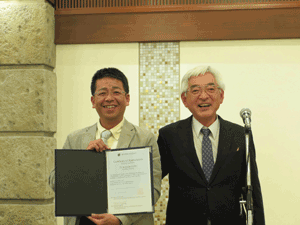 小池先生と吉村研究科長