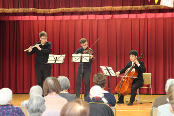 ウィーン国立音楽大学の学生と本学学生のコラボ演奏
