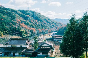 The view extending south into the distance from the Higashi-Hiroshima Campus