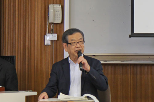 深山英樹氏が講演しました